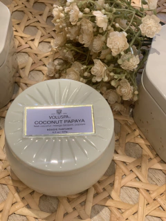 Mini vela lata 25h Coconut Papaya - comprar online