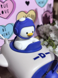 Mini Ventilador Patinho Piloto Roxo - comprar online