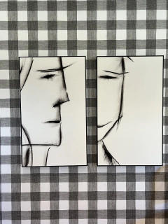 Quadro Meio Rosto Frontal - comprar online