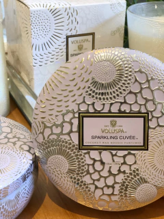 Vela lata 3 pavios 60h Sparkling Cuvée