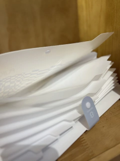 Pasta Sanfonada A4 - Purple Grid na internet