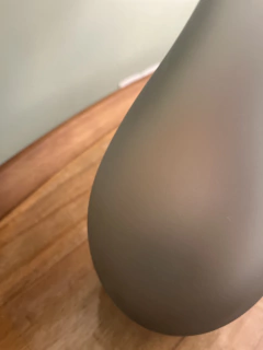 Vaso em vidro jateado | 36cm - comprar online