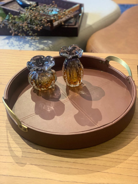 Bandeja redonda marsala