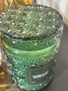 Vela pote vidro 100h Noble Fir Garland na internet