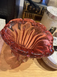 Vaso trouxinha rosa com dourado - comprar online