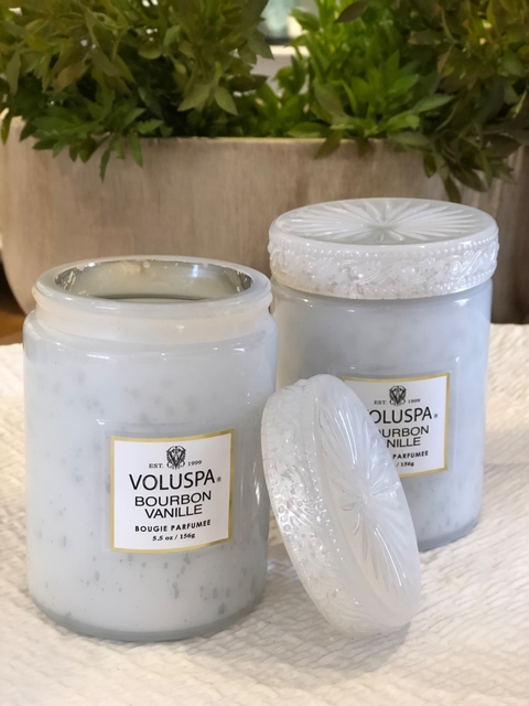 Mini vela pote vidro 50h Bourbon Vanille - comprar online