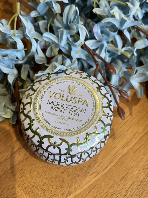 Mini vela lata 25h Moroccan Mint Tea