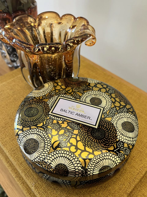 Vela lata 3 pavios 60h Baltic Amber