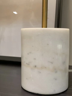 Abajur base mármore - comprar online