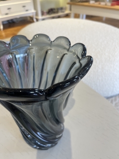 Vaso em vidro fume - Studio54decora
