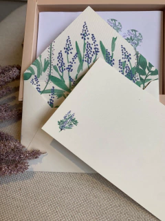 Kit Cartão social lavandinha na internet