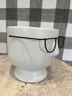Vaso/cachepo com óculos meia lente - comprar online