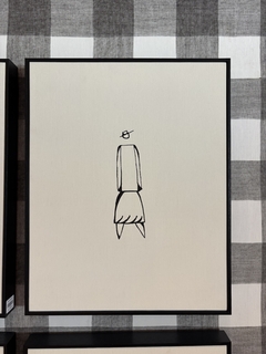 Quadro 40 x 50cm saia - comprar online