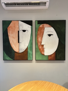 Quadro face frente - loja online