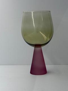 Taça verde e rosa - comprar online