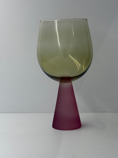 Taça verde e rosa - comprar online