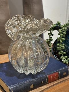 Vaso murano trouxinha transparente na internet
