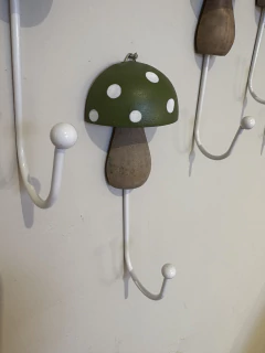 Gancho cogumelo verde - comprar online
