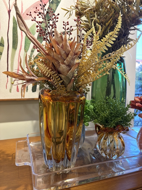 Vaso murano ambar - comprar online