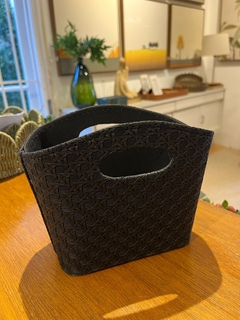 Cesto organizador treliça preto - comprar online