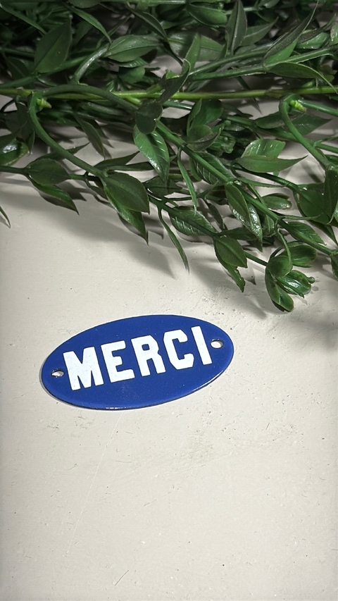 Plaquinha Merci - comprar online