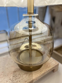 Abajur base vidro na internet