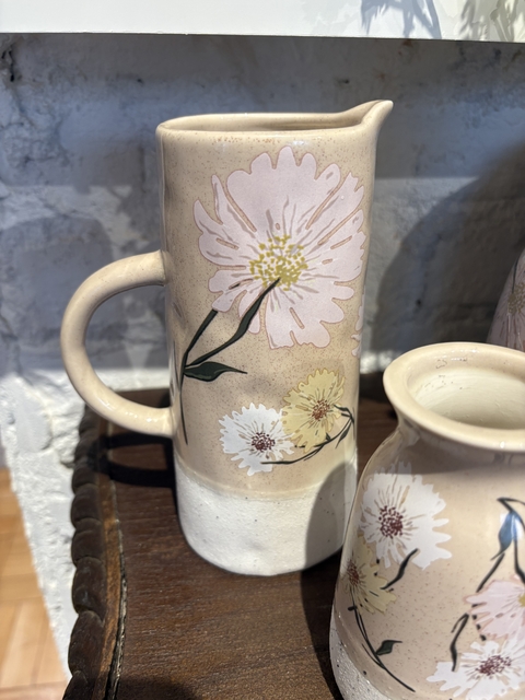 Vaso cerâmica jardim jarro - comprar online
