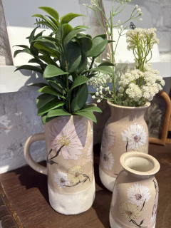 Vaso cerâmica jardim jarro na internet