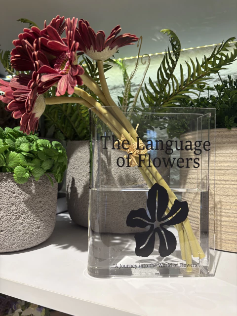 Vaso acrílico livro Flowers - comprar online