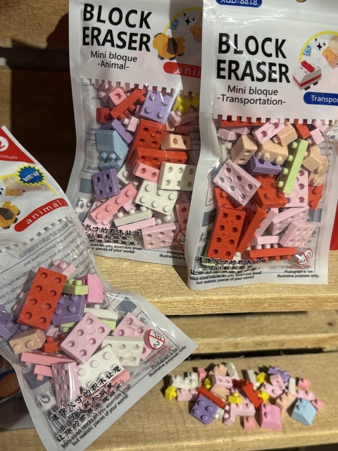 Borrachas blocos de montar - comprar online