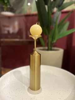 Castiçal Dourado 5 - comprar online