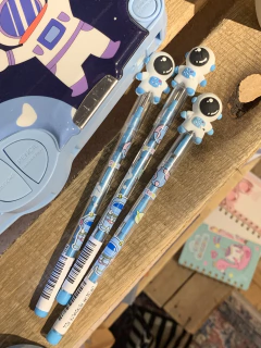 Lapiseira Astronauta azul