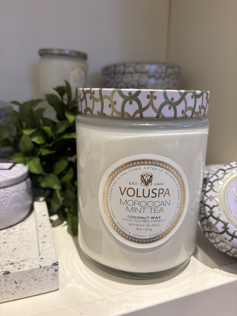 Vela pote vidro 100h Moroccan Mint Tea - comprar online