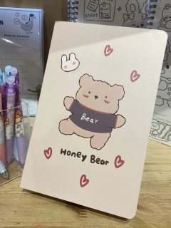 Caderno Honey Bear creme