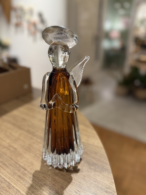 Anjo em murano ambar - comprar online