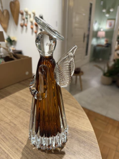 Anjo em murano ambar na internet