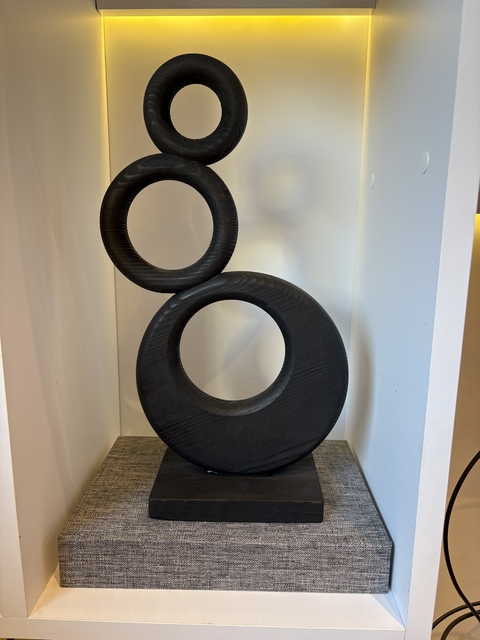 Escultura elos preta - comprar online