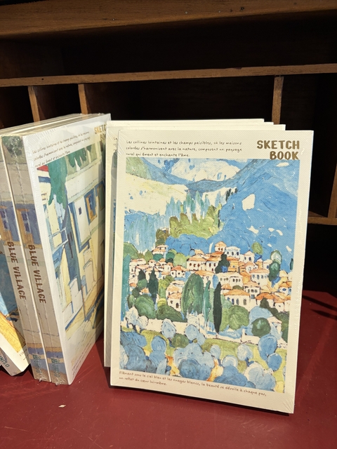 Sketchbook Blue Village vilarejo - comprar online
