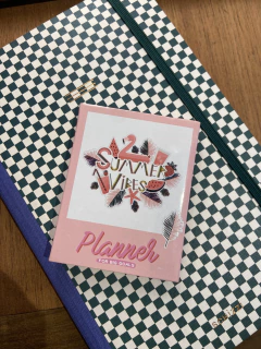 Cartela de adesivos Summer Vibes