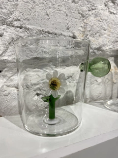 Caneca vidro Margarida