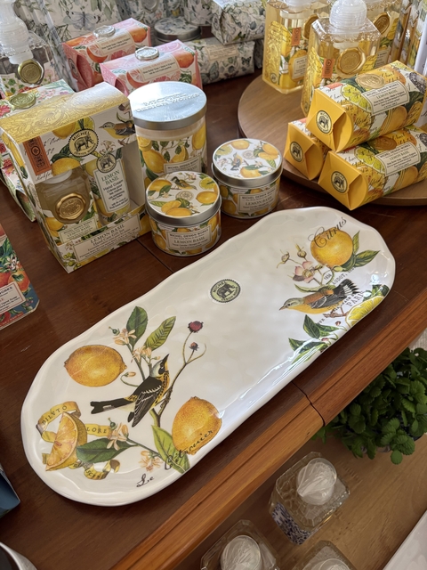Bandeja retangular Michel Design Works Lemon Basil - comprar online