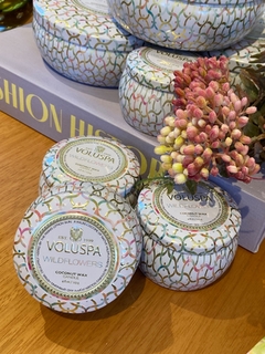 Mini vela lata 25h Wild Flowers