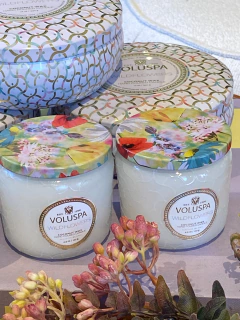 Vela pote vidro 35h Wild Flowers - comprar online