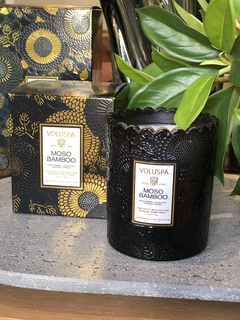 Vela copo trabalhado 45h Moso Bamboo - comprar online
