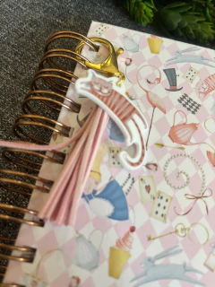 Diário Alice com cadeado - Studio54decora