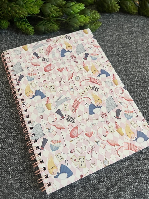 Cadernico Alice espiral - comprar online