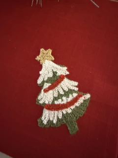 Conjunto guardanapos em tecido Natal na internet