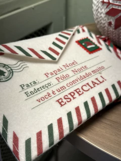 Carta para Papai Noel branca