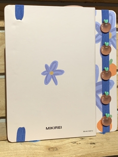 Caderno Flor com Elástico A5 Laranjinha na internet