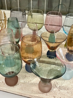 Taça fumê e rosa - loja online